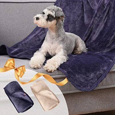 #ad #ad 2 Pack Dog Blanket for Couch Protection Washable Cozy Calming Cat Blanket for... $39.20