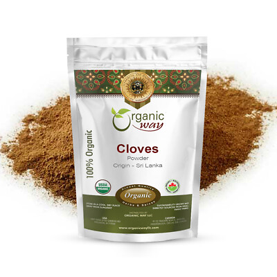 #ad Organic Way Cloves Powder Aromatic Spice Organic Kosher amp; USDA Certified $19.99