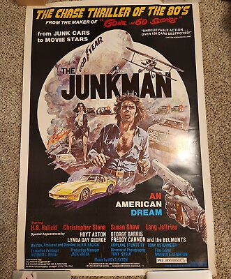 #ad Original The Junkman Movie Poster 1982 60quot; x 40quot; Huge 5 Ft Rare $199.99