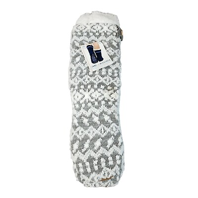 #ad Jane and Bleecker Slipper Sock Plush Fill 1 Pair Size S M Women Shoe size 6 7 $9.49