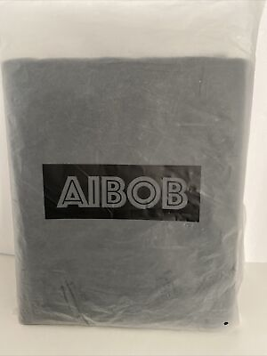 #ad AiBOB Under Grill Mat 40quot; x 60quot; inch Absorbent Oil Pad Reusable Waterproof Black $24.00