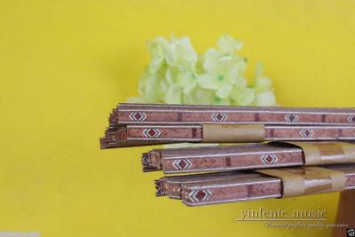 #ad 25Pcs Guitar Luthier Supply Binding Inlay StripFigured Purfling 640*6*1.0mm #68y $31.52