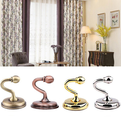 #ad 2x Metal Curtain Holdback Wall Tie Back Hooks Hanger Cute Wall Hooks for Hanging $7.21