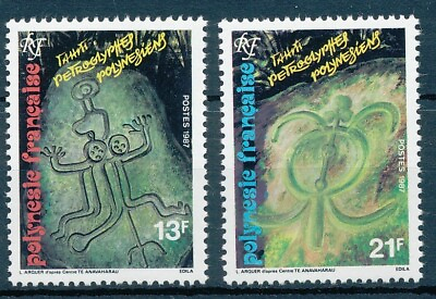#ad BIN16244 Polynesia 1987 good set very fine MNH stamps $1.50