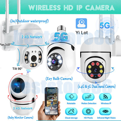 #ad Wireless Security Camera System In Outdoor Home Wifi Night Vision Cam 1080P HD $12.95