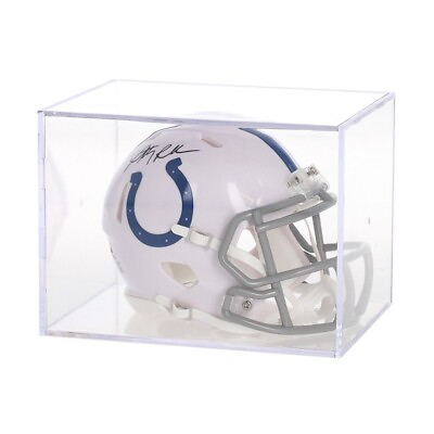 #ad BCW Mini Football Helmet Display Case Box UV Protected $18.98