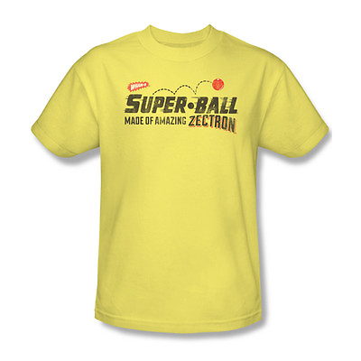 #ad Super Ball T shirt toy bouncy ball adult regular fit yellow graphic tee WMO111 $19.99