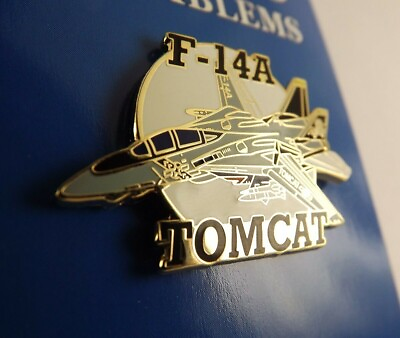 #ad BRAND NEW Lapel Pin Airplane F 014A TOMCAT Grey amp; White Enamel 1 1 2quot; $8.95