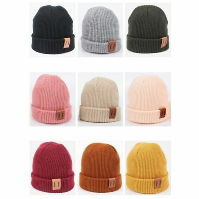 #ad Hat for Boy Girls Warm Baby Winter Hat for Kids Beanie Knit Children Caps $10.49