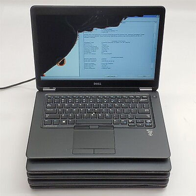 #ad Dell Latitude E7450 Laptop i5 5300U 2.30GHZ 14quot; HD 8GB RAM NO HDD Lot 5 Parts $119.99