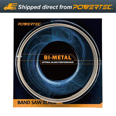 #ad POWERTEC Bi Metal Band Saw Blade 59 1 4quot; x 1 2quot; x 14 TPI for Benchtop 13340 $16.99