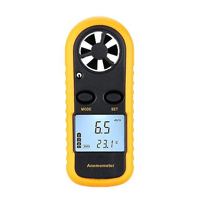 #ad Digital LCD Air Velocity Wind Speed Anemometer NTC Meter Tester N7V0 $13.79
