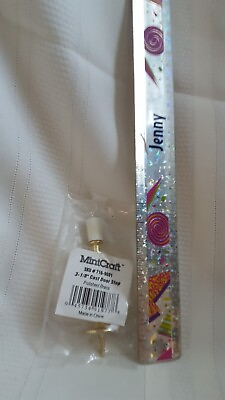 Mintcraft Cast Doorstop Polished Brass White Bumper 3 1 8quot;x1quot; SKU# 716 9691 $5.00