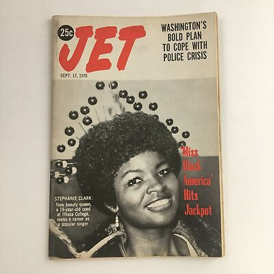 #ad Jet Magazine September 17 1970 Miss Black America Stephanie Clark No Label $39.95