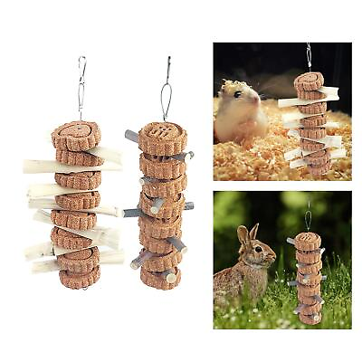 #ad Hamster Chew Toys Tooth Cleaning Gerbil Activity Toys Rabbit String Chewing $13.43