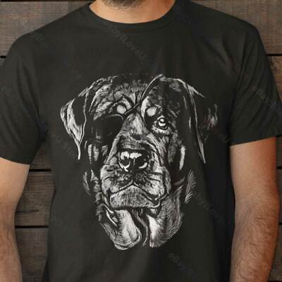 Vintage Dog Rottweiler T Shirt Rottie Dad Gift Funny Dog Pet Lover Men Tee Shirt $18.99
