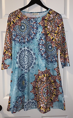 #ad NWOT For G and PL Womens TEE TUNIC SHIFT DRESS SIZE Large $19.99