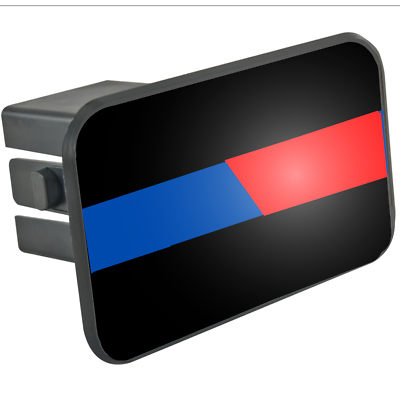 #ad Police amp; Fire Thin Blue amp; Red Line Hitch Cover Reflective $13.99