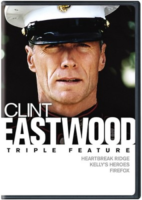 #ad #ad Clint Eastwood Triple Feature: Heartbreak Ridge Kelly#x27;s Heroes Firefox New $11.51
