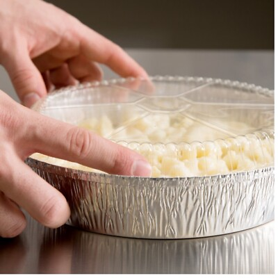 #ad 9quot; Round Foil Take Out Pan 125 units with Dome Lid 125 units $18.25