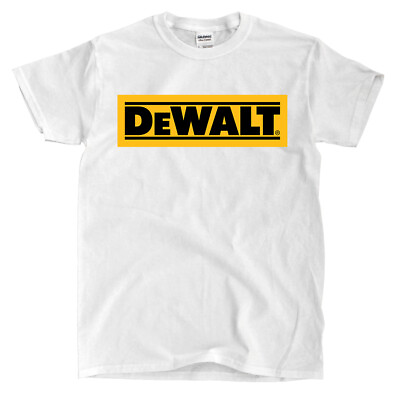 #ad DeWalt Logo White T Shirt $16.98