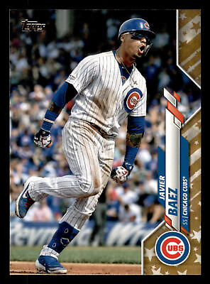 #ad 2020 Topps Javier Baez #300a Gold Star Chicago Cubs $1.59