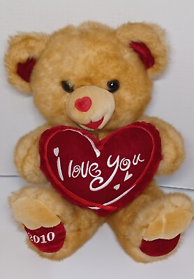 #ad Dan Dee I Love You Plush Teddy Bear 2010 19quot; $15.90