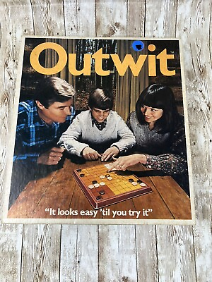 #ad Vintage Board Game Outwit Parker Brothers 1978 Complete $9.95