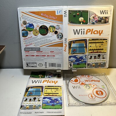 #ad Wii Play Nintendo Wii Complete CIB $9.99