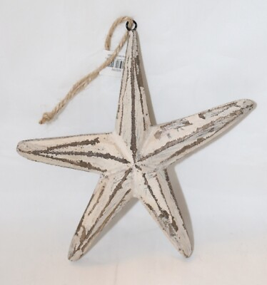 #ad Primitives by Kathy Rustic StarFish Hanging Ornament Beach House Decor Coastal $12.99