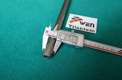 #ad 19mm Titanium Grade 2 Tube .75quot; x .118quot; x 40quot; Metal Pipe 3 4 in Round Tubing $80.00