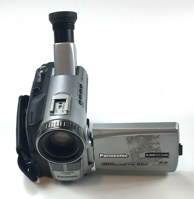 #ad Panasonic PV DV201D Silver Video Camcorder 3 Way PC Link High Definition Zoom $15.75