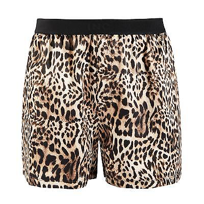 #ad International Concepts Mens Animal Print Boxer Shorts Cheetah Large $4.54