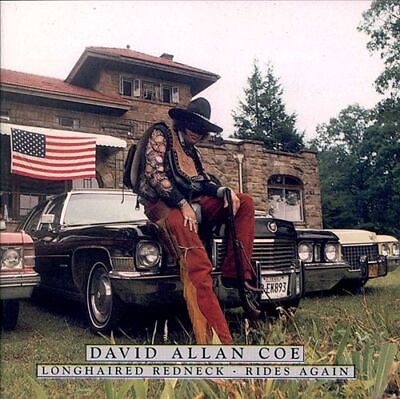 #ad DAVID ALLAN COE LONGHAIRED REDNECK RIDES AGAIN NEW CD $23.41