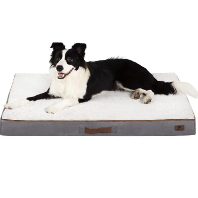 #ad Large Orthopedic Memory Foam Washable Dog Bed for Large Sized Dogs $38.99