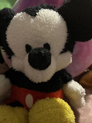 #ad MICKEY MOUSE LITTLE ONES DISNEY STORE SUPER PLUSH STUFFED BEANIE RARE 8.5quot; $10.00