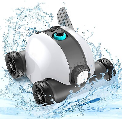 #ad Cordless Robotic Automatic Pool Cleaner Vacuum5000 mAh Up 1076ft2 Rechargeable $79.99