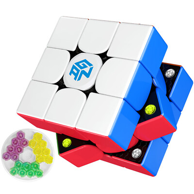 #ad GAN 356 M Speed Cube Stickerless Gans 356M Magnetic Puzzle Cube Gan356 M 3x3x3 $25.99