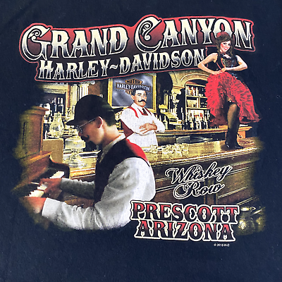 #ad Harley Davidson Grand Canyon HD Prescott AZ Whiskey Row Saloon Size Large $30.00