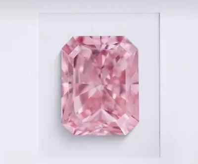 #ad 10ct Natural Diamond radiant pink Color Cut D Grade VVS1 Free Gift $425.00