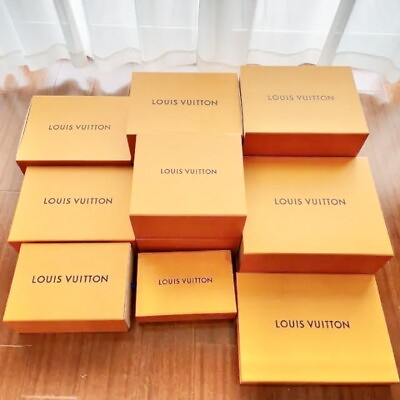 #ad LOUIS VUITTON Authentic Empty Gift Box Shopping Bag Small Medium Large $68.00