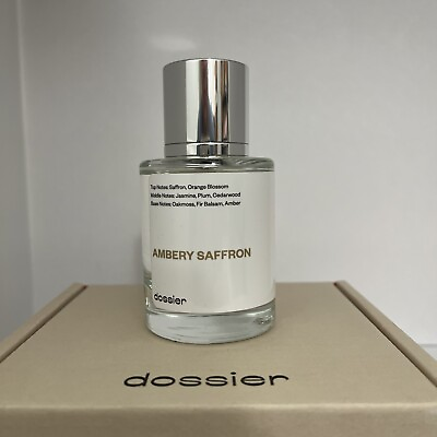 #ad Dossier Ambery Saffron 1.7 Oz Eau de Parfum Spray Perfume Fragrance NEW IN BOX $27.25