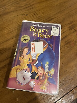 #ad Beauty and The Beast VHS 1992 Black Diamond Classic $100.00
