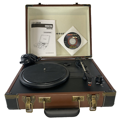 #ad Crosley Vinyl Record Player Digital USB Turntable Portable Vintage Suitcase TTPD $64.95