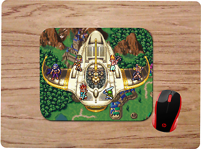 #ad CHRONO TRIGGER EPOCH TIME MACHINE MOUSEPAD MOUSE PAD HOME OFFICE GIFT GAMING $12.91
