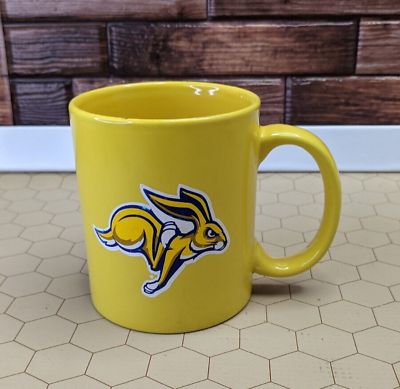 #ad South Dakota State Jackrabbits Coffee Mug NCAA Yellow Ceramic Mug Large Mascot $10.04