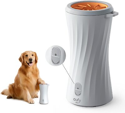 #ad eufy Pet Automatic Dog Paw Cleaner Portable Electronic Paw Washer Waterproof $25.99