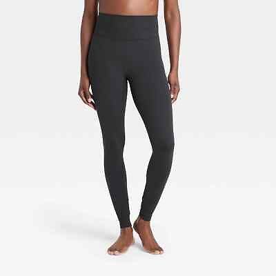 #ad XS Womens Everyday Soft Ultra High Rise Leggings All In Motion Black $17.80