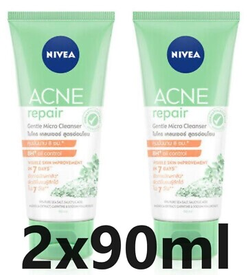 #ad NIVEA Acne Repair Gentle Micro Cleanser nourishing the skin in 5 ways 2x90ml $32.79
