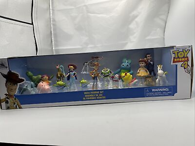 #ad Disney Store Toy Story 4 Mega Figurine Set In Box 19 Figures LB $39.99